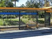 The northbound B LIne bus stop on Barrenjoey Rd at Mona Vale:  Picture:  Google Maps