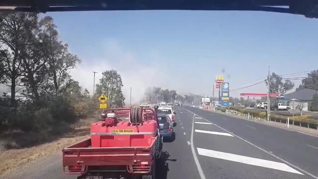 Water bomber targets Stanthorpe fires