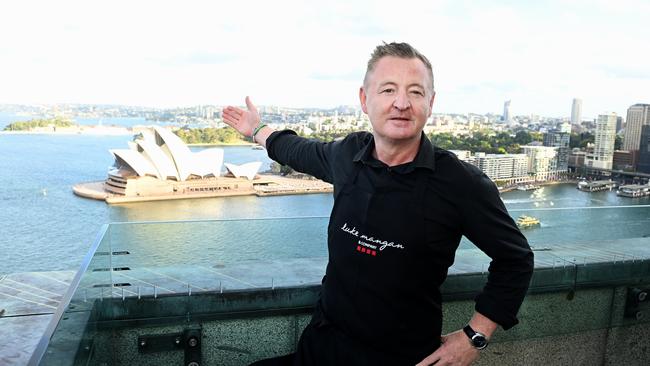 Mangan greets guests at The Pylon Lookout restaurant. Photo Jeremy Piper