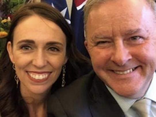 Anthony Albanese tweets best wishes to Jacinda Ardern ahead of the New Zealand election.