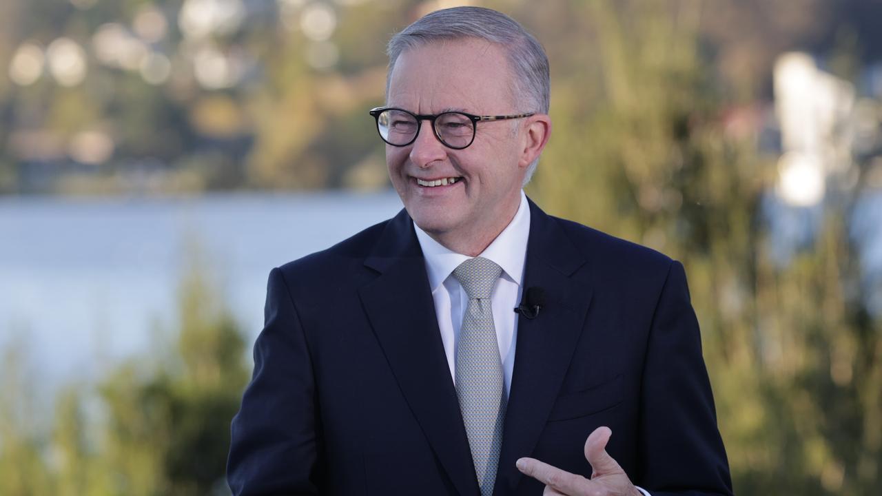 Mr Albanese was stumped by two questions about the unemployment and interest rates. Picture: Toby Zerna