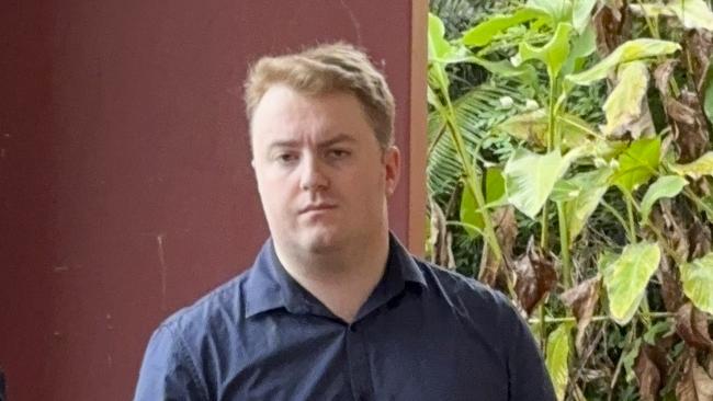 Liam Michael Tubby outside Lismore District Court on Friday where he was sentenced for possessing child abuse material and bestiality material. Picture: The Northern Star.