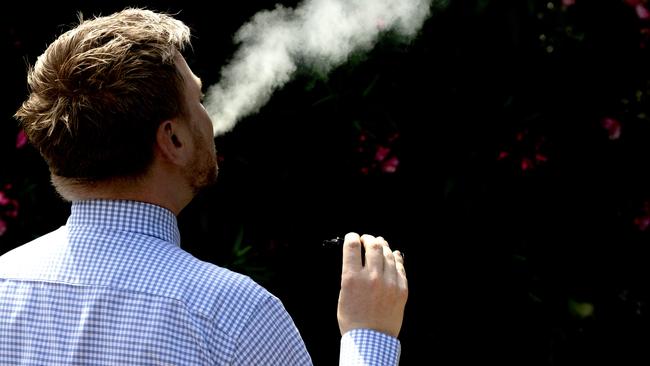 On Tuesday the government announced increased taxes on cigarettes and tighter regulations around vaping. Picture: NewsWire / Sarah Marshall