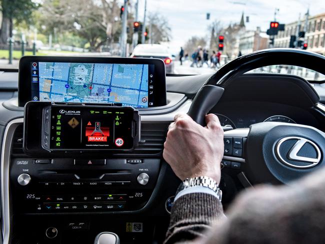 Lexus is conducting a connected vehicle trial in Melbourne.