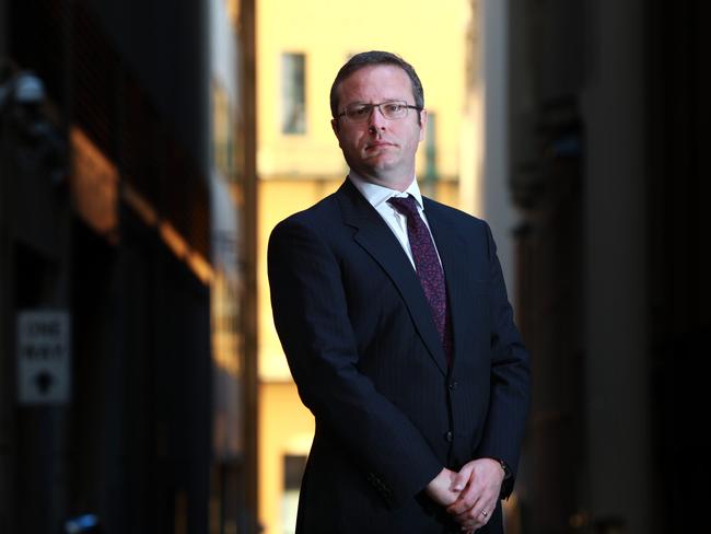 Gabriel Radzyminski, founder of Sandon Capital in the CBD of Sydney.