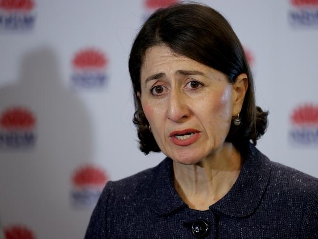 SYDNEY, AUSTRALIA - NewsWire Photos JUNE 17, 2021: Premier Gladys Berejiklian during a COVID-19 update in Sydney. Picture: NCA NewsWire / Dylan Coker