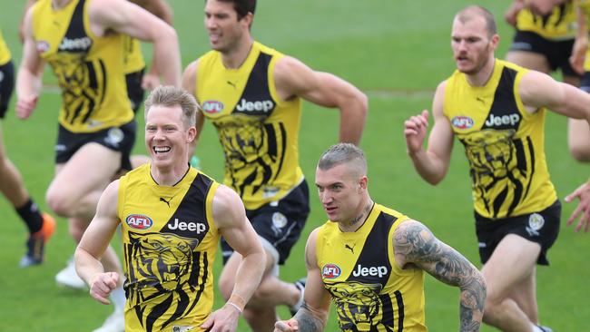 If stars like Alex Rance and Dustin Martin play to their potential, there’s no reason they and their fellow Tigers can’t be victorious in the Grand Final. Picture: Alex Coppel