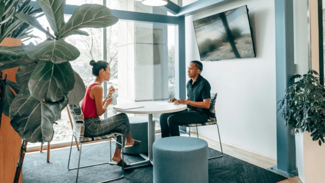 They’re supposed to be the office mum, taking the notes in meetings while softly whipping everybody into shape and baking cakes on Fridays in order to be as palatable as possible. Image: Pexels