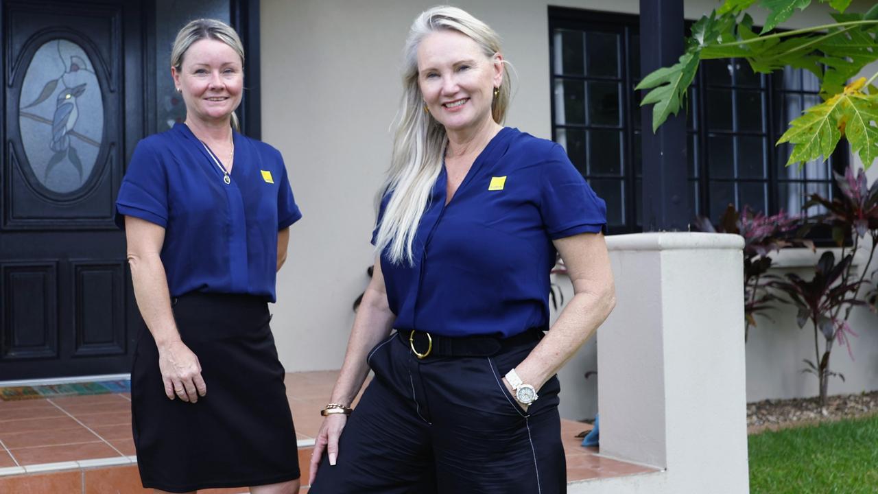 Ray White Cairns property investment managers Kylie Cooper and Sharyon Murphy have seen a huge squeeze on a tight rental market in the past five weeks. Picture: Brendan Radke