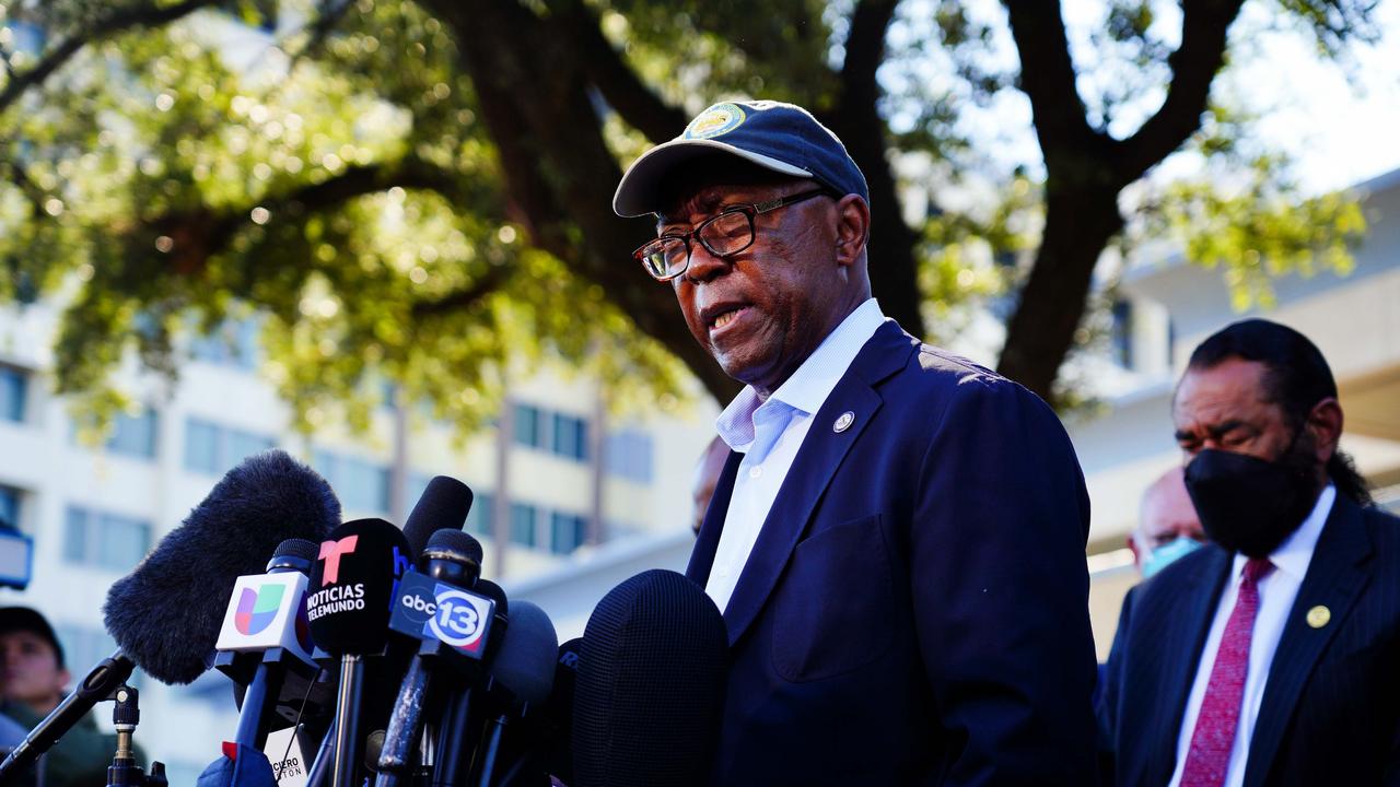 Houston Mayor Sylvester Turner confirmed at a press conference Saturday that a 14-year-old was among the dead – while police stated a needle spiking case had been confirmed. Picture: Alex Bierens de Haan/Getty Images/AFP