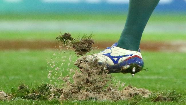 The AAMI Park playing surface earned the ire of the ARU boss.