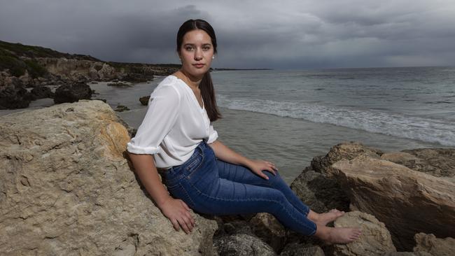 Grace Cuzens, 22, whose two younger sisters were murdered by their mother: ‘There are days when I can’t help hating myselfbecause I wasn’t there’ Picture: Marie Nirme