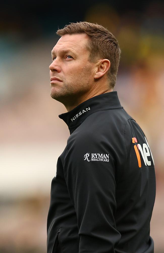 Hawthorn coach Sam Mitchell is set Graham Denholm/Getty Images)