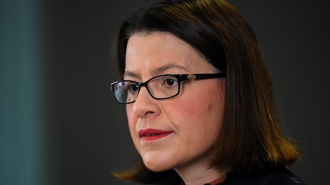 Victorian Health Minister Jenny Mikakos in Melbourne on Tuesday. Picture: AAP