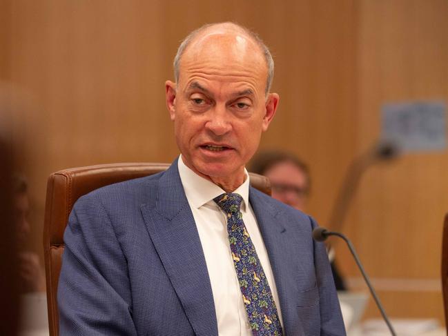 Minister Guy Barnett at the budget estimates in Parliament on Monday 23rd September 2024.Picture: Linda Higginson