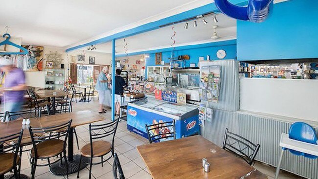 The popular waterfront cafe and juice bar is on the market in Tin Can Bay for only $75,000.