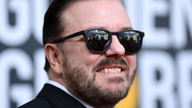 Comedian Ricky Gervais.