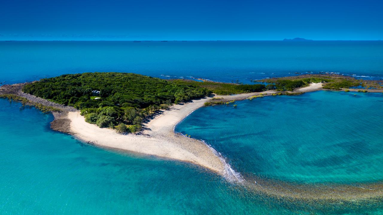 Victor Island, near Mackay, has two beaches.