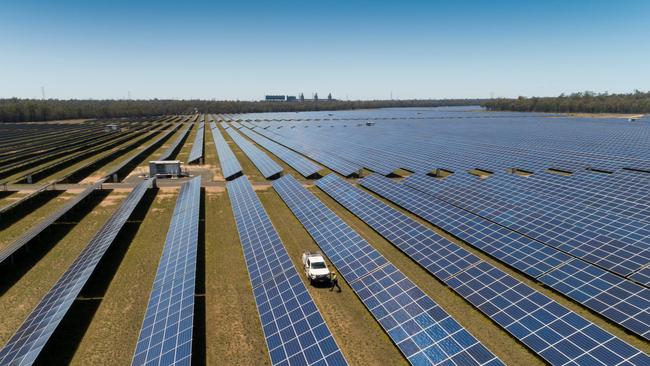 The APA Group's Darling Downs Solar Farm near Dalby.