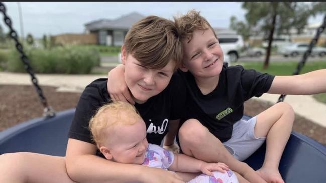 A GoFundMe page has been set up to help Hanna Scigala's children Madden, Leo and Peyton