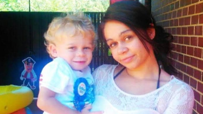 Ms Bodney's 2yo son Robert (L) was shaken to death by her then-partner Wayne Narkle in 2012, and was subsequently sentenced to at least 15 years prison.