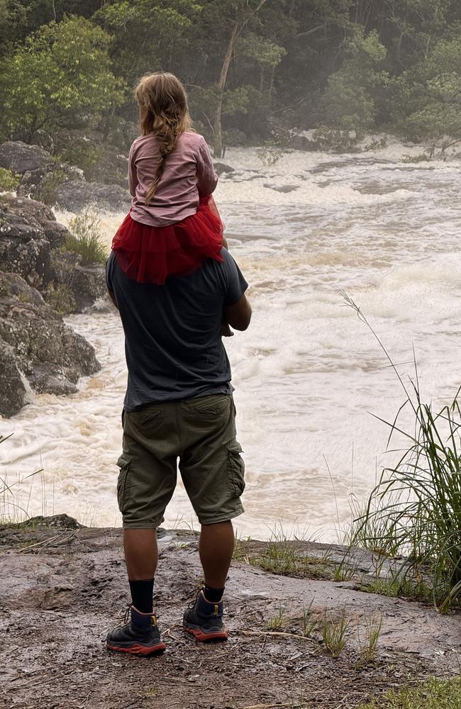 Wappa Falls after rain on the Sunshine Coast. Picture: Mark Furler