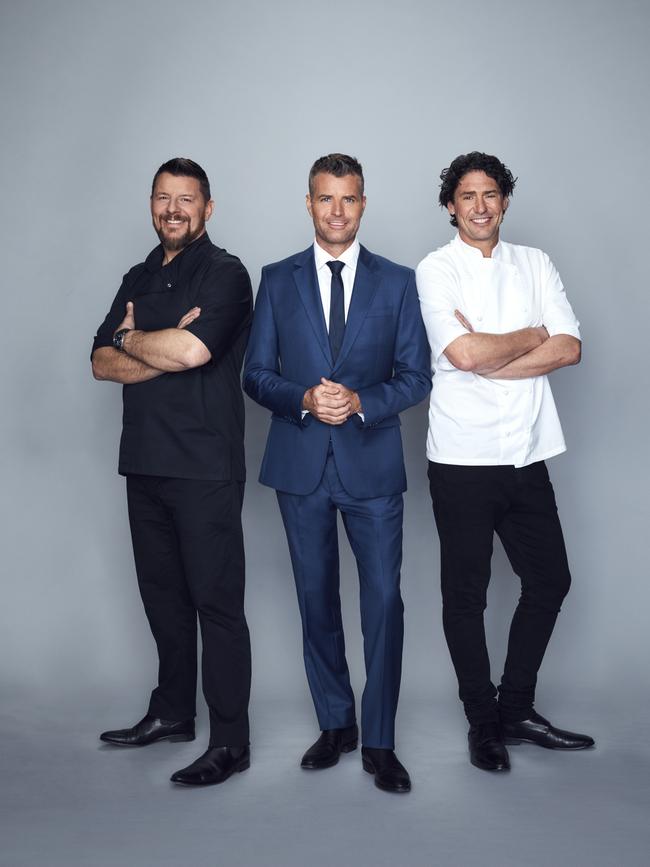 MKR judges Manu Feildel, Pete Evans, Colin Fassnidge. Picture: Supplied