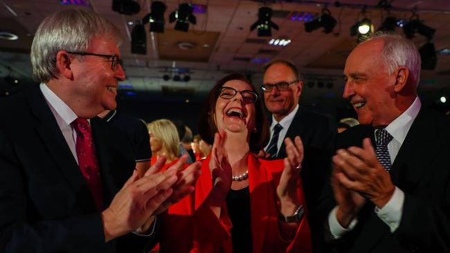 The gender pay gap soared during the Rudd-Gillard-Rudd years from 15 to nearly 19 per cent. Picture: AFP