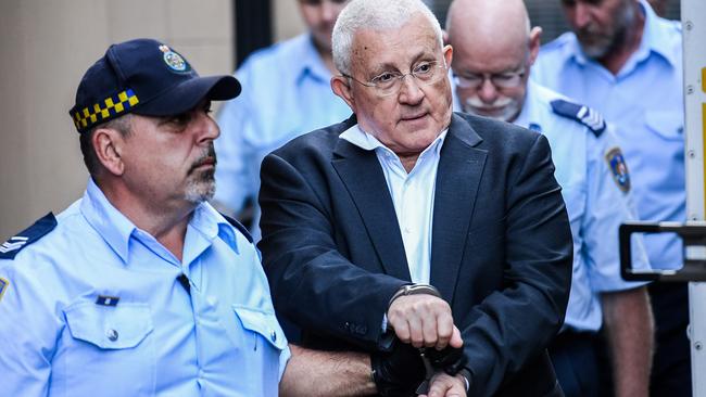 Ron Medich after being found guilty of Michael McGurk’s murder. Picture: AAP Image/Brendan Esposito