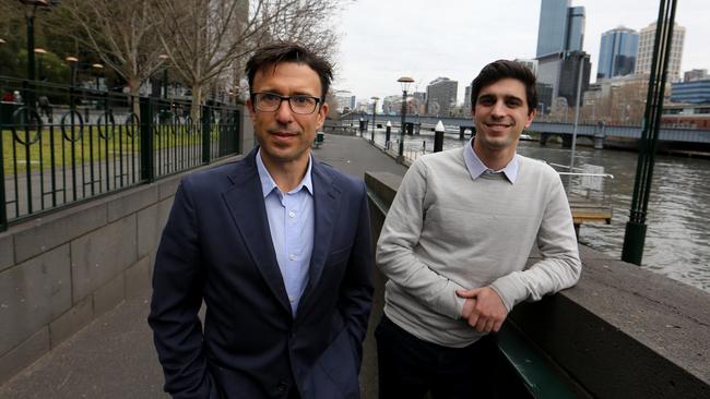 Afterpay co-founders Anthony Eisen, left, and Nick Molnar.