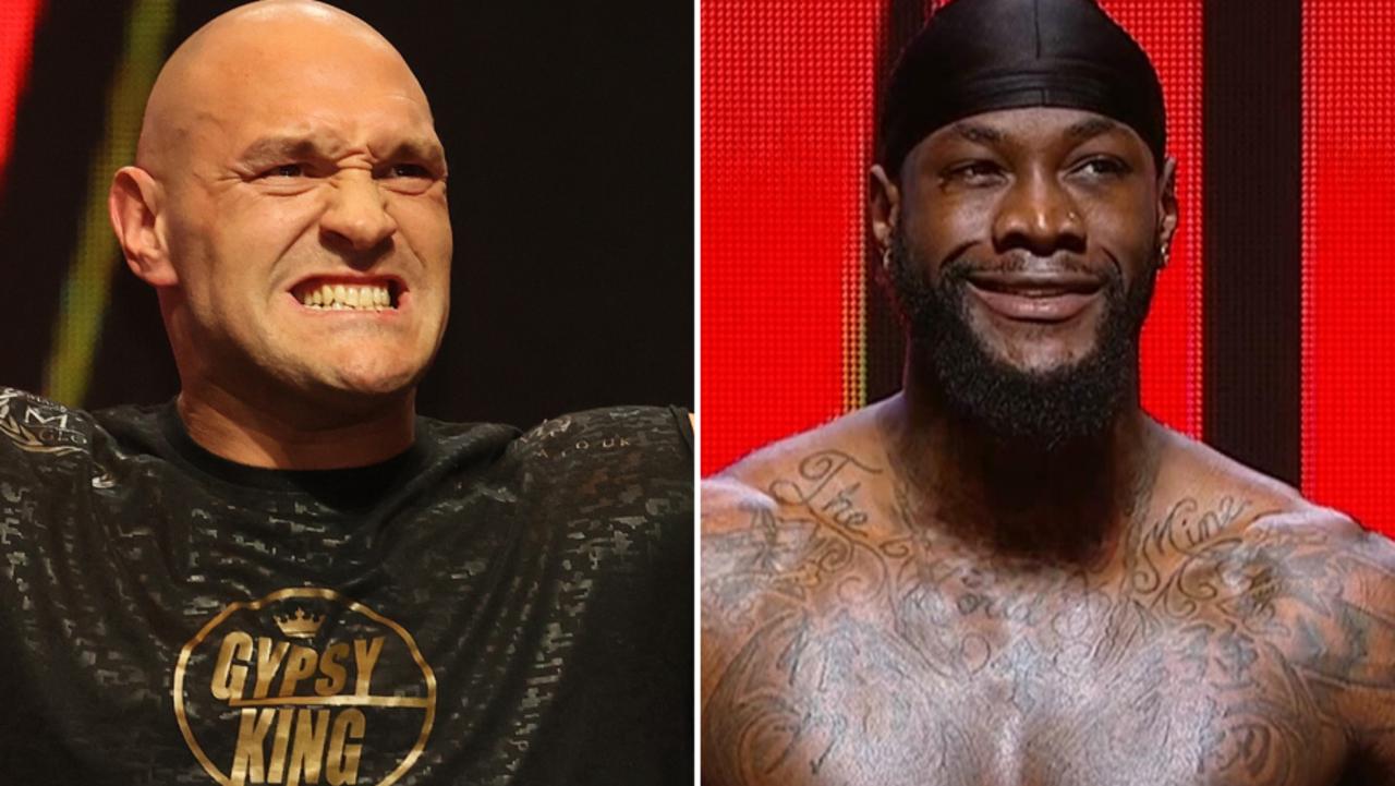 Tyson Fury weighed in nearly 20 kilograms heavier than Deontay Wilder.