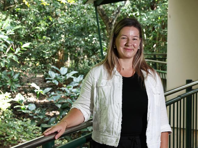 Natali Cleary has begun studying a Bachelor of Law, Politics and International Relations at the JCU Smithfield Campus as a mature age student. Picture: Brendan Radke