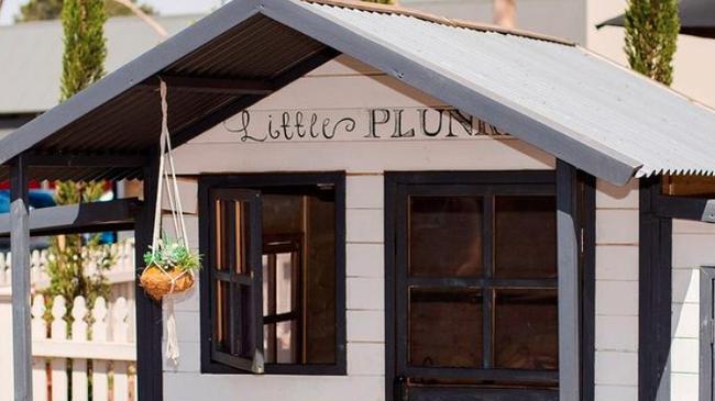 A cubby house for all the little Plunkett visitors, located in the courtyard.