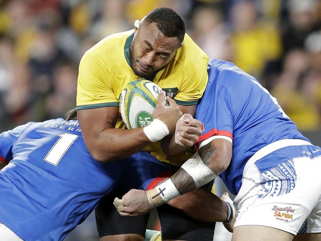 Sekope Kepu was superb in his last Test on Australian soil. Picture: AP Photo/Rick Rycroft