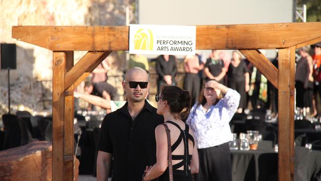 Dozens of punters turned up to the Old Quarry in Alice Springs to find out who will win in the 2024 NT Performing Arts Awards. Picture: Gera Kazakov