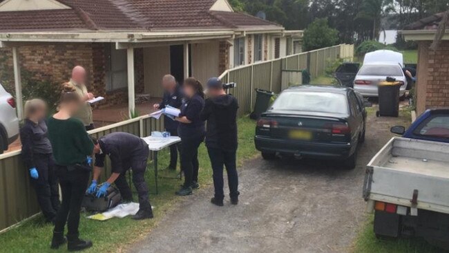 Man arrested in Rutherford, one of 44 men arrested across the country over child exploitation in Operation Molto. Supplied by AFP