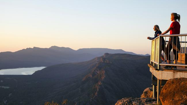 Boroko Lookout over Halls Gap, where Rosy Loomba tragically plunged to her death.