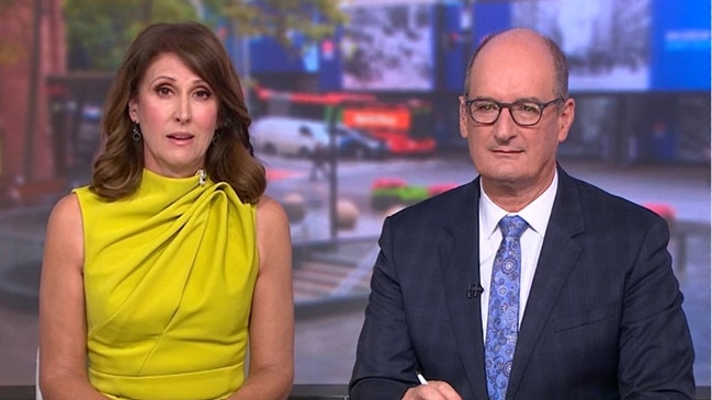 Sunrise hosts, Natalie Barr and David Koch were not impressed with Barnaby Joyce’s comments. Picture: Sunrise