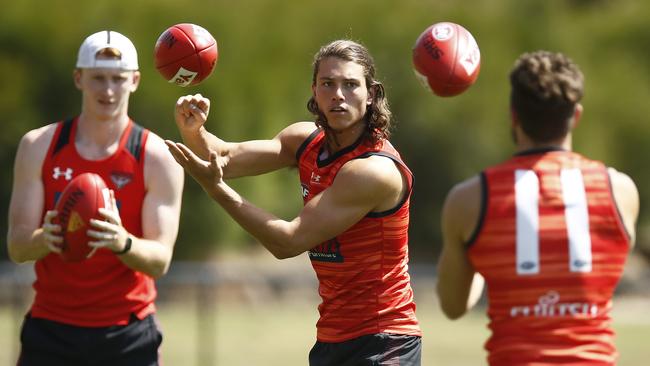 Archie Perkins is likely to start his career as a forward. Picture: Daniel Pockett/Getty Images