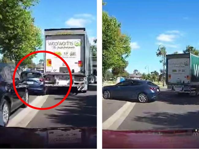 Woolies driver ‘denies’ totalling parked car