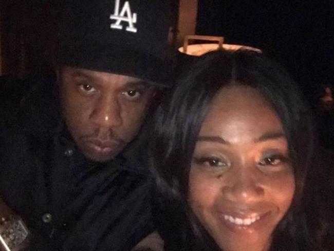 Tiffany Haddish at the infamous party with Jay Z. Picture: Supplied