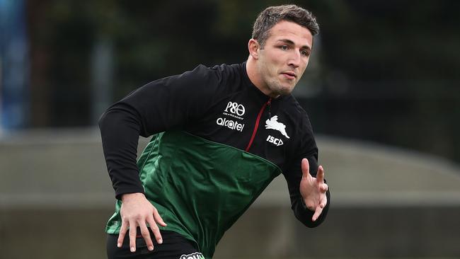 Sam Burgess is still sidelined. Picture: Phil Hillyard