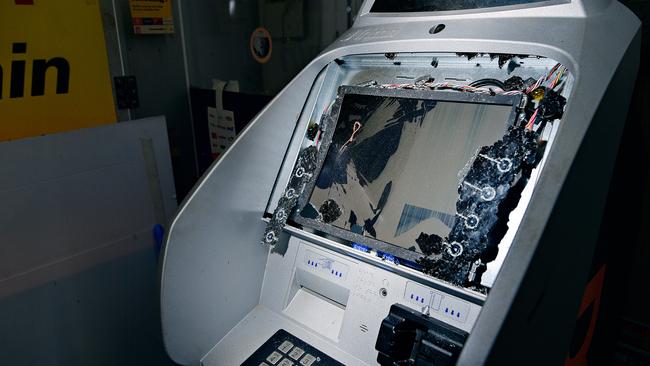 An ATM similar to this one was dragged out of the Lions Den Hotel and smashed open with a stolen Bobcat on May 25.