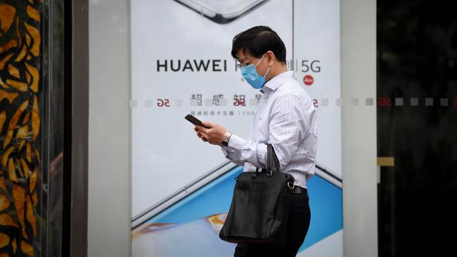 Huawei had helped control the coronavirus pandemic in China, its chairman says Picture: AFP