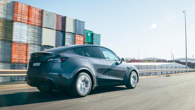 2022 Tesla Model Y RWD. Photo: Thomas Wielecki.