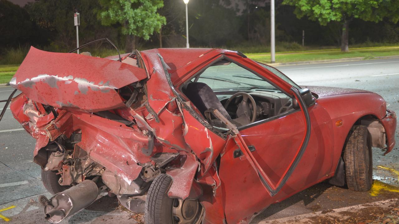 Horrific rear-end left dad inches from death