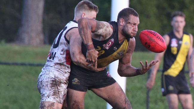 QAFL’s contested possessions leader Cam Ellis-Yolmen. Pic Mike Batterham