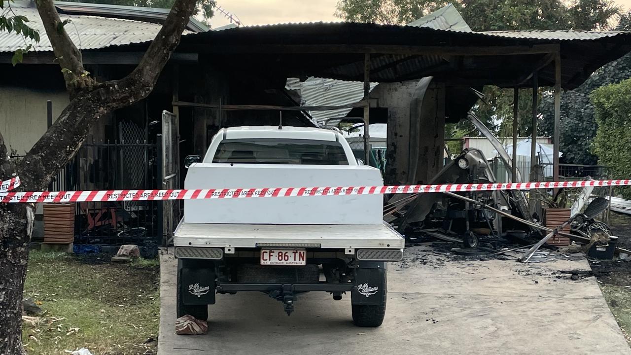 Man and woman injured after Durack house fire