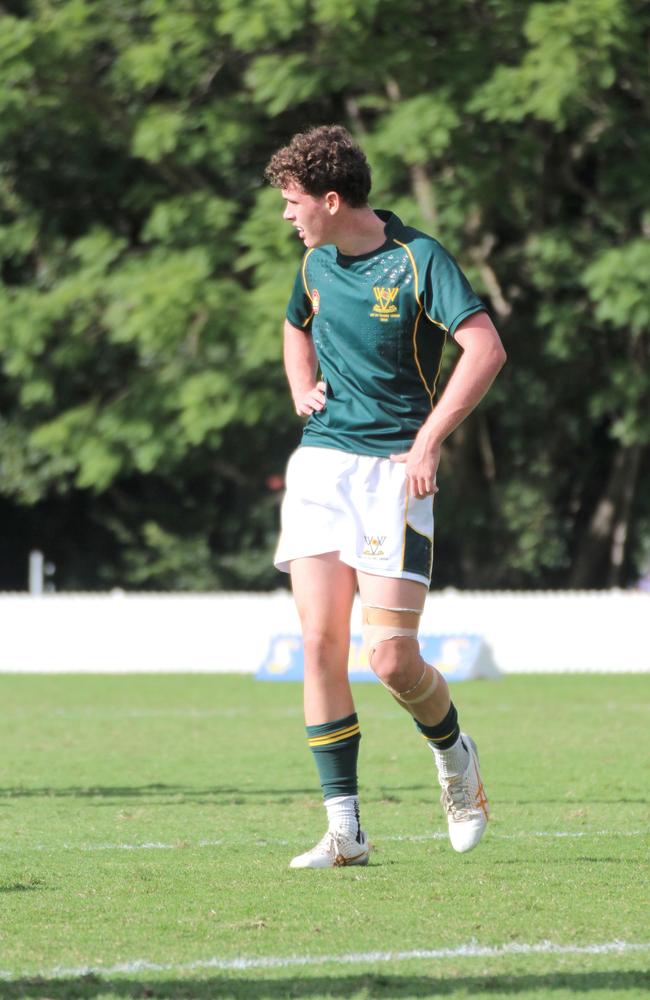 Ned Godwin pictured during the school rugby season.