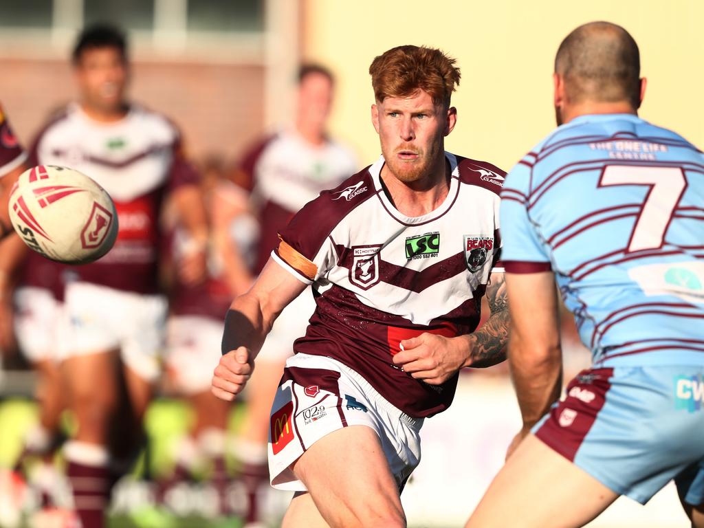 Guy Hamilton in action for the Burleigh Bears. Picture: Jason O’Brien/QRL